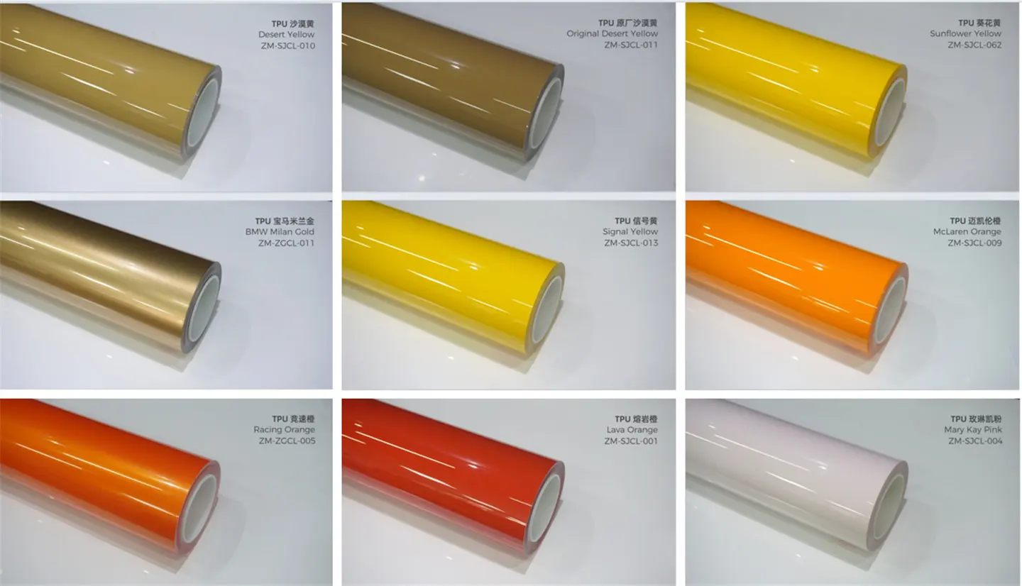 YW FILM 300+ Colors TPU Color PPF Paint Protection Film for Car  (2)