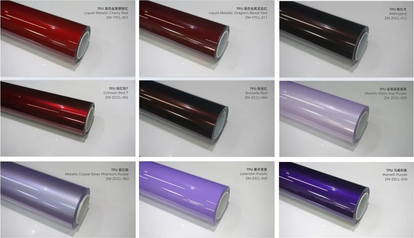 YW FILM 300+ Colors TPU Color PPF Paint Protection Film for Car  (3)